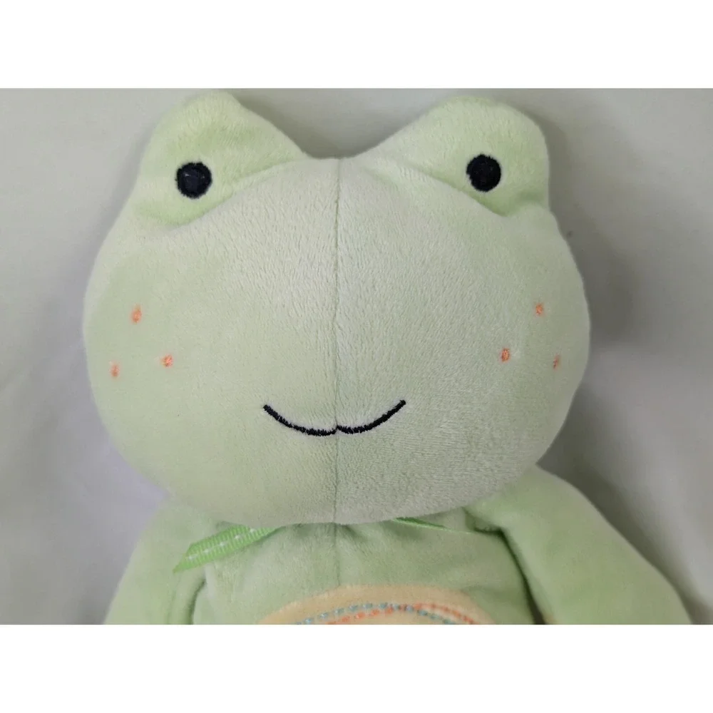 Carters Just One Year Green Frog Plush 11 Inch Kids Preferred Stuffed Animal Toy